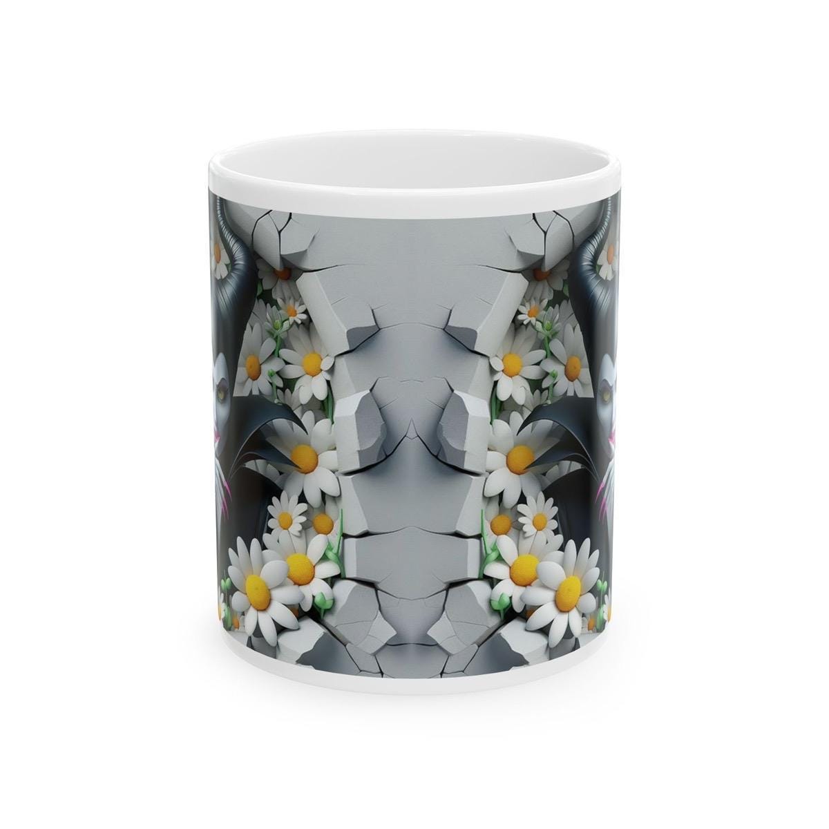 Scary witch style 3d mug - christmas gift secret santa for coffee lovers - drinkware, reusable classic cup tumbler washable reuse ceramic x