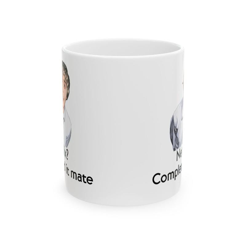 Funny mug - inbetweeners netflix completed it mate mug - funny inbetweeners jay cartwright gift coffee mug drinkware washable reusable tumbl