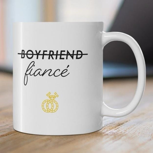 Boyfriend fiancé cup mug for married to be - drinkware tumblers reuse washable bottles ceramic coffee reusable mugs gifts engaged gift no l