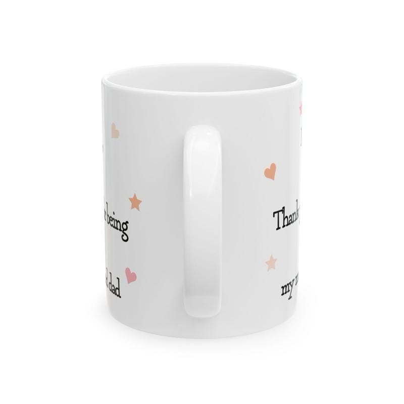 Cute mother’s day mug - thank you for being my mum and dad gift - perfect for coffee and tea - drinkware, tumblers cup bottles washable re
