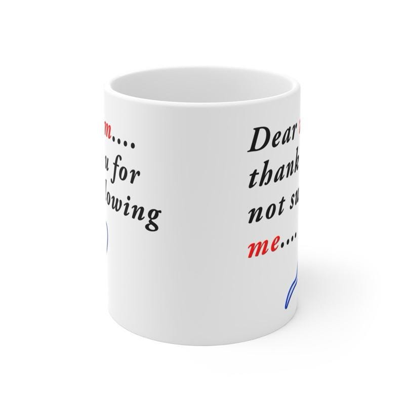 Funny mother’s day mug - perfect gift for any mum - drinkware, cup tumblers washable ceramic bottles reusable reuse coffee mothers cute co