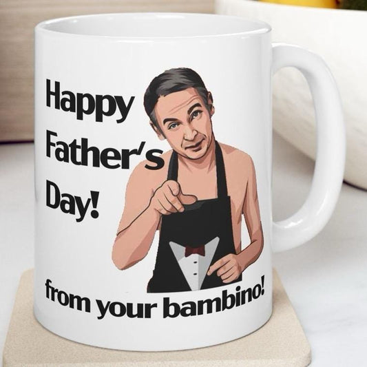 Martin happy father's day from your bambino - great father's day gift - friday night dinner - funny father’s day gifts mugs fun joke drink