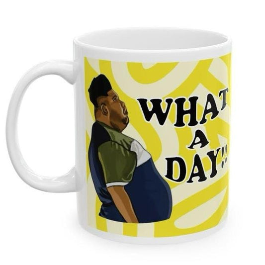 What a day mug harvey price mug - funny gift for coffee lovers - drinkware, tumblers funny mugs funny gifts 11oz washable reusable ceramic r
