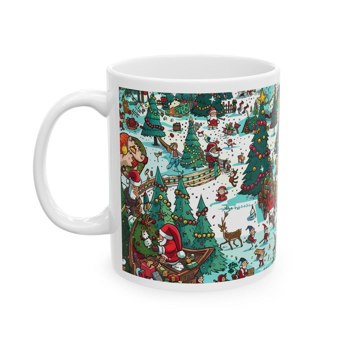Where's wil wally style mug - funny rude mug for your morning drinks - cup, drinkware tumbler reusable washable ceramic coffee reuse cute m