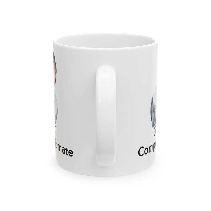 Funny mug - inbetweeners gcse completed it mate mug - funny inbetweeners jay cartwright gift coffee mug drinkware washable reusable tumbler