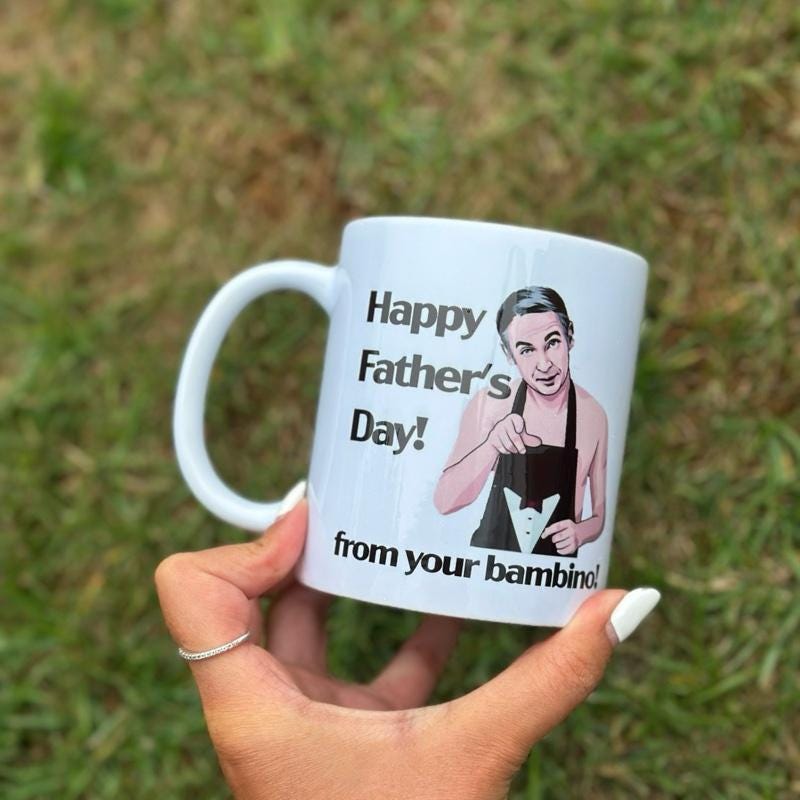 Martin happy father's day from your bambino - great father's day gift - friday night dinner - funny father’s day gifts mugs fun joke drink