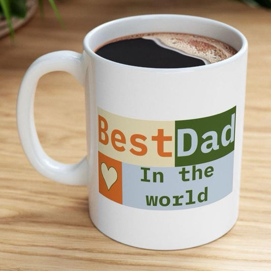 Best dad father’s day funny dad mug - ceramic coffee tumbler drinkware reusable washable reuse cup mugs drew novelty fathers day dad him f