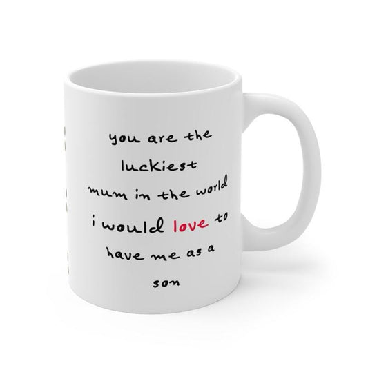 Cute mug - funny mother's day gift from son - drinkware washable reusable cup tumbler ceramic reuse coffee mothers adulthumor cute funny gif