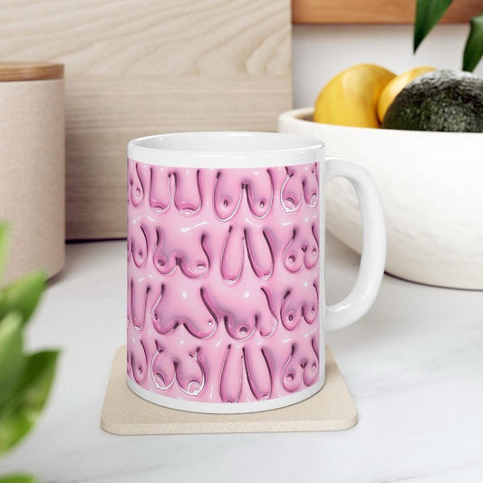Cute funny mug pink gifts - perfect for coffee and tea - drinkware, cup tumblers reusable washable ceramic reuse mugs cute girly gifts mothe