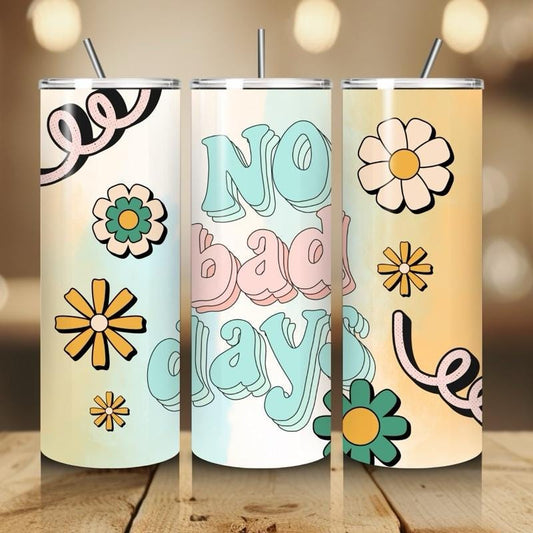 Cute no bad days self love 20oz tumbler - perfect for any occasion drinkware flasks mug bottles water bottles bottled stylish beverage porta