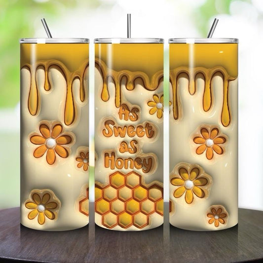 Cute sweet as honey bee 20oz tumbler - perfect for any occasion drinkware flasks mug bottles water bottles bottled stylish beverage portable