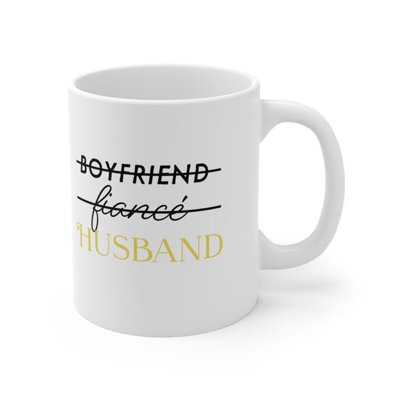 Husband mug cup mug for married couple- drinkware tumblers reuse washable bottles ceramic coffee reusable mugs gifts marriage wedding coupl