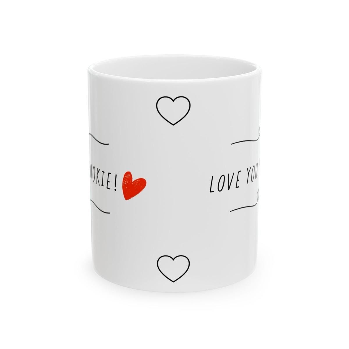 Love you pookie funny cute valentine’s mug gift - perfect for drinking hot beverages - drinkware, cup reusable tumblers washable bottles c