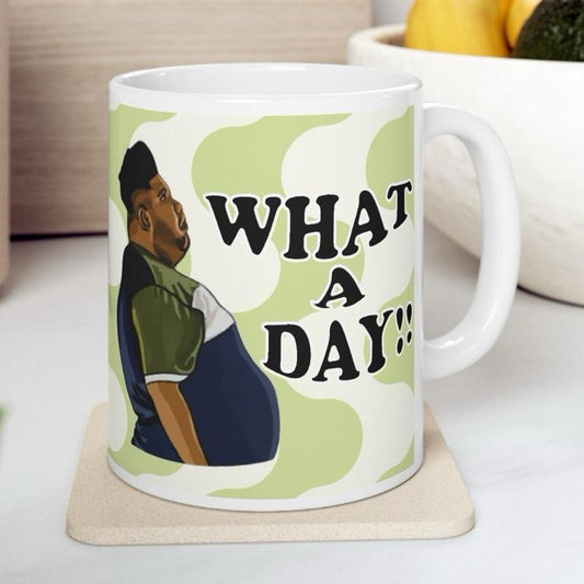 What a day mug harvey price mug - funny gift for coffee lovers - drinkware, tumblers funny mugs funny gifts 11oz washable reusable ceramic r