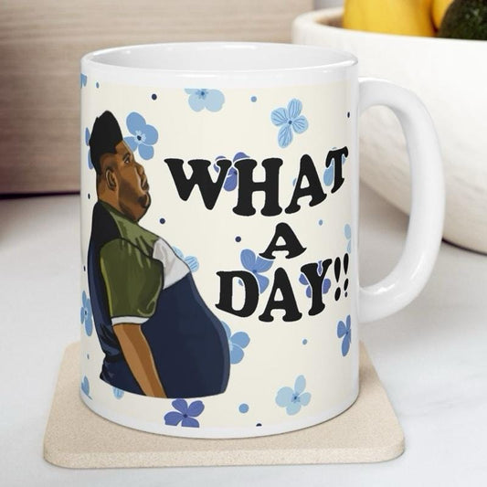 What a day mug harvey price mug - funny gift for coffee lovers - drinkware, tumblers funny mugs funny gifts 11oz washable reusable ceramic r