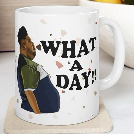 What a day mug harvey price mug - funny gift for coffee lovers - drinkware, tumblers funny mugs funny gifts 11oz washable reusable ceramic r