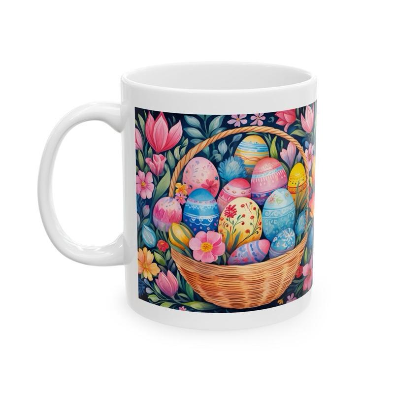 Easter egg mug - cute gift - perfect for hot drinks - drinkware, tumblers cup bottles reusable washable portable reuse ceramic coffee easter