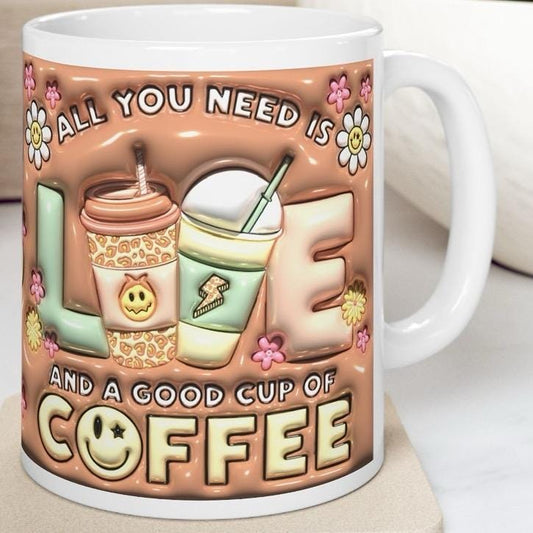 Cute mug for coffee lovers - all you need is a good cup of coffee drinkware tumbler washable ceramic reusable reuse tea mugs xmas mean festi