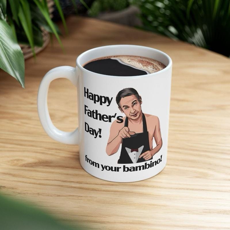 Martin happy father's day from your bambino - great father's day gift - friday night dinner - funny father’s day gifts mugs fun joke drink