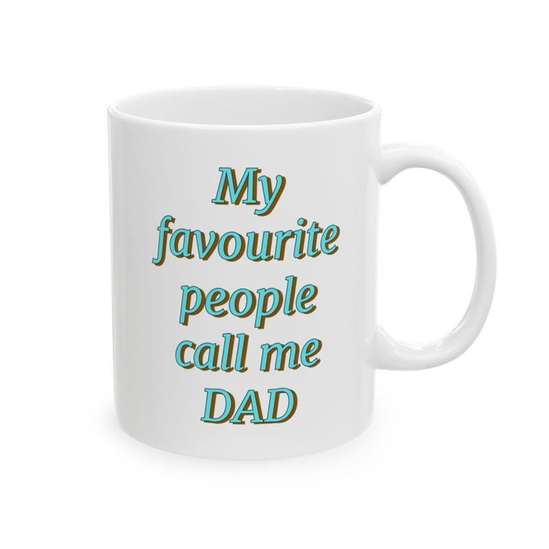 Cute funny father’s day dad mug - ceramic coffee tumbler drinkware reusable washable reuse cup mugs drew novelty fathers day dad him fun g