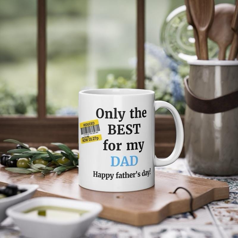 Funny father’s day gifts funny dad mug reduced mug - ceramic coffee tumbler drinkware reusable washable reuse cup mugs drew novelty father