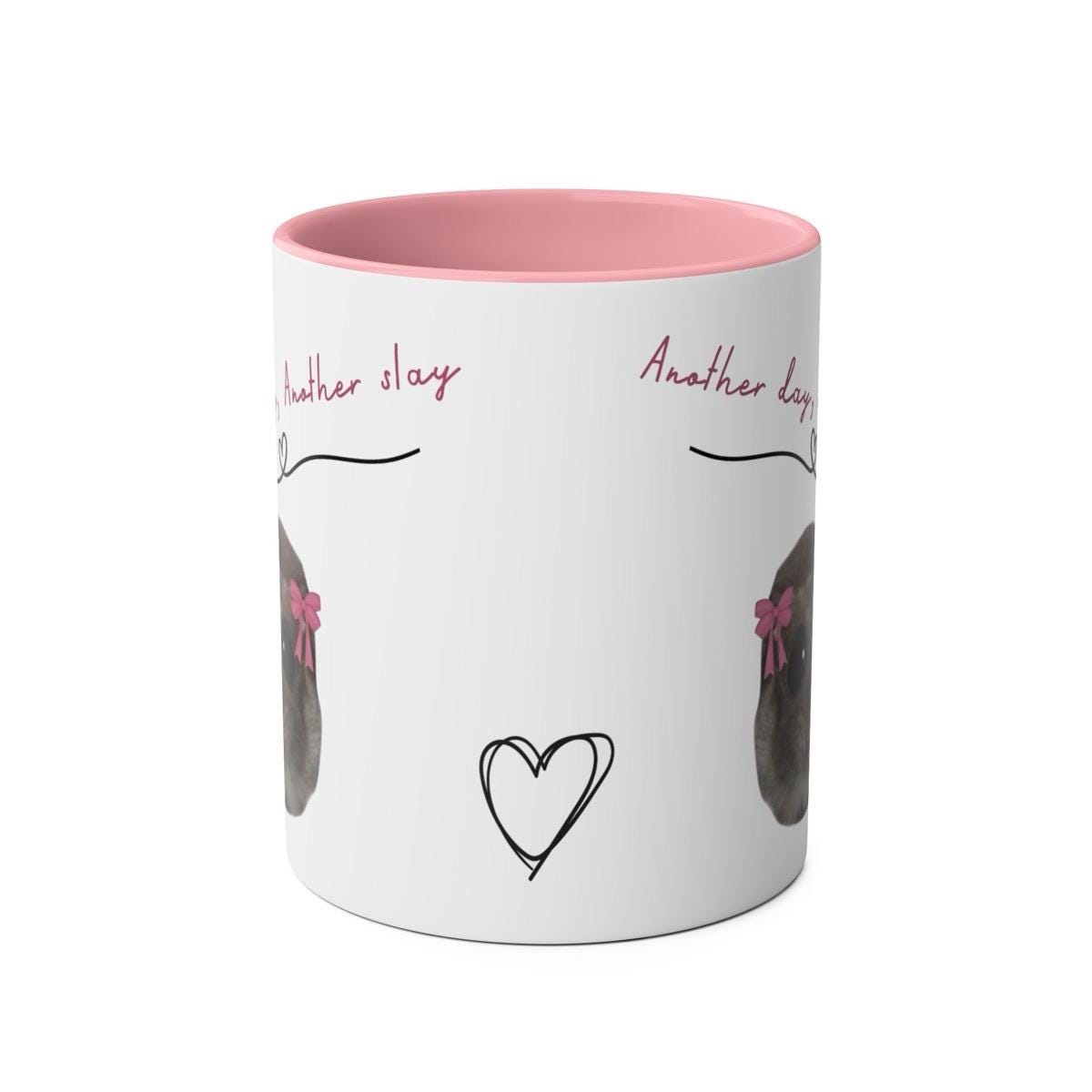 Another day, another slay funny cute hamster literally just a girl pink mug - perfect for your morning drinks - cup, drinkware tumblers bott