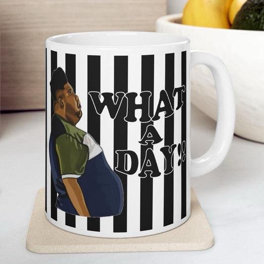 What a day mug harvey price mug - funny gift for coffee lovers - drinkware, tumblers funny mugs funny gifts 11oz washable reusable ceramic r