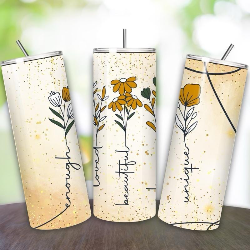 Self love 20oz girly tumbler mental health - perfect for any occasion drinkware flasks mug bottles water bottles bottled stylish beverage po