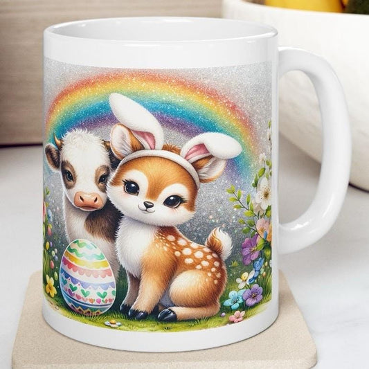 Easter mug - cute gift - perfect for hot drinks - drinkware, tumblers cup bottles reusable washable portable reuse ceramic coffee easter egg