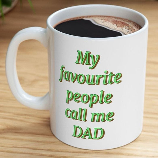 Cute father’s day funny dad mug - ceramic coffee tumbler drinkware reusable washable reuse cup mugs drew novelty fathers day dad him fun g