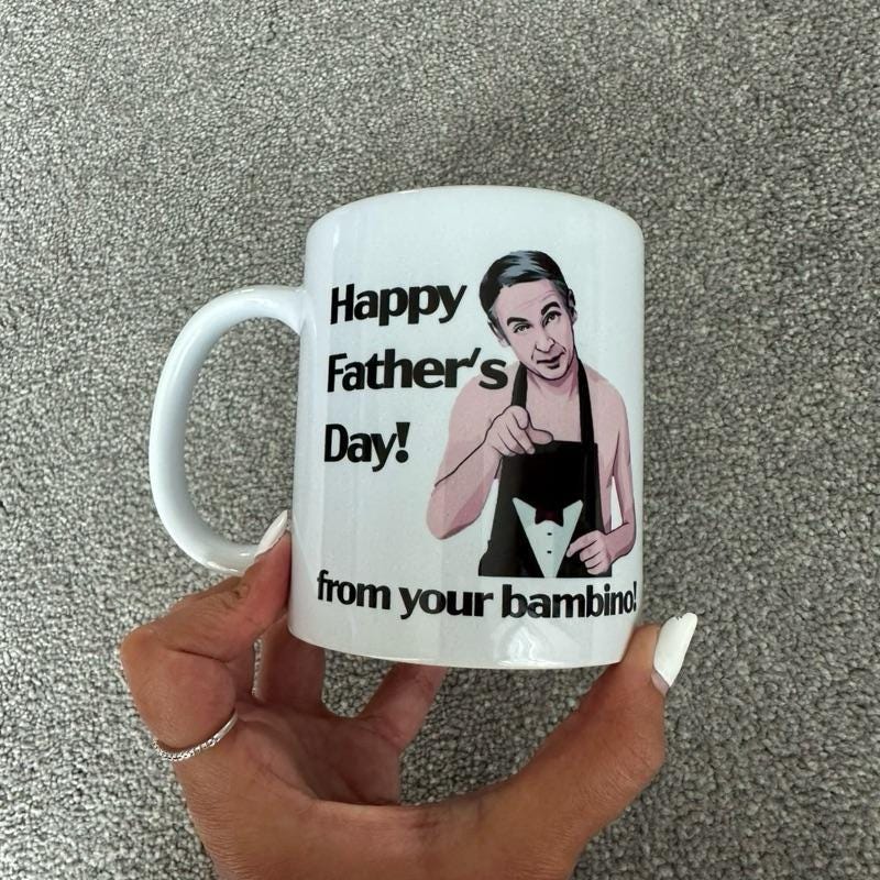 Martin happy father's day from your bambino - great father's day gift - friday night dinner - funny father’s day gifts mugs fun joke drink