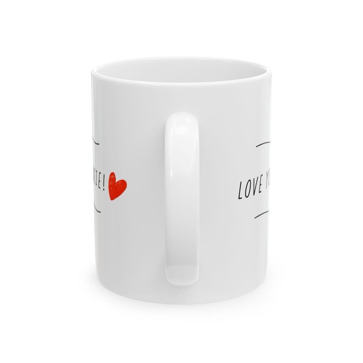 Love you pookie funny cute valentine’s mug gift - perfect for drinking hot beverages - drinkware, cup reusable tumblers washable bottles c