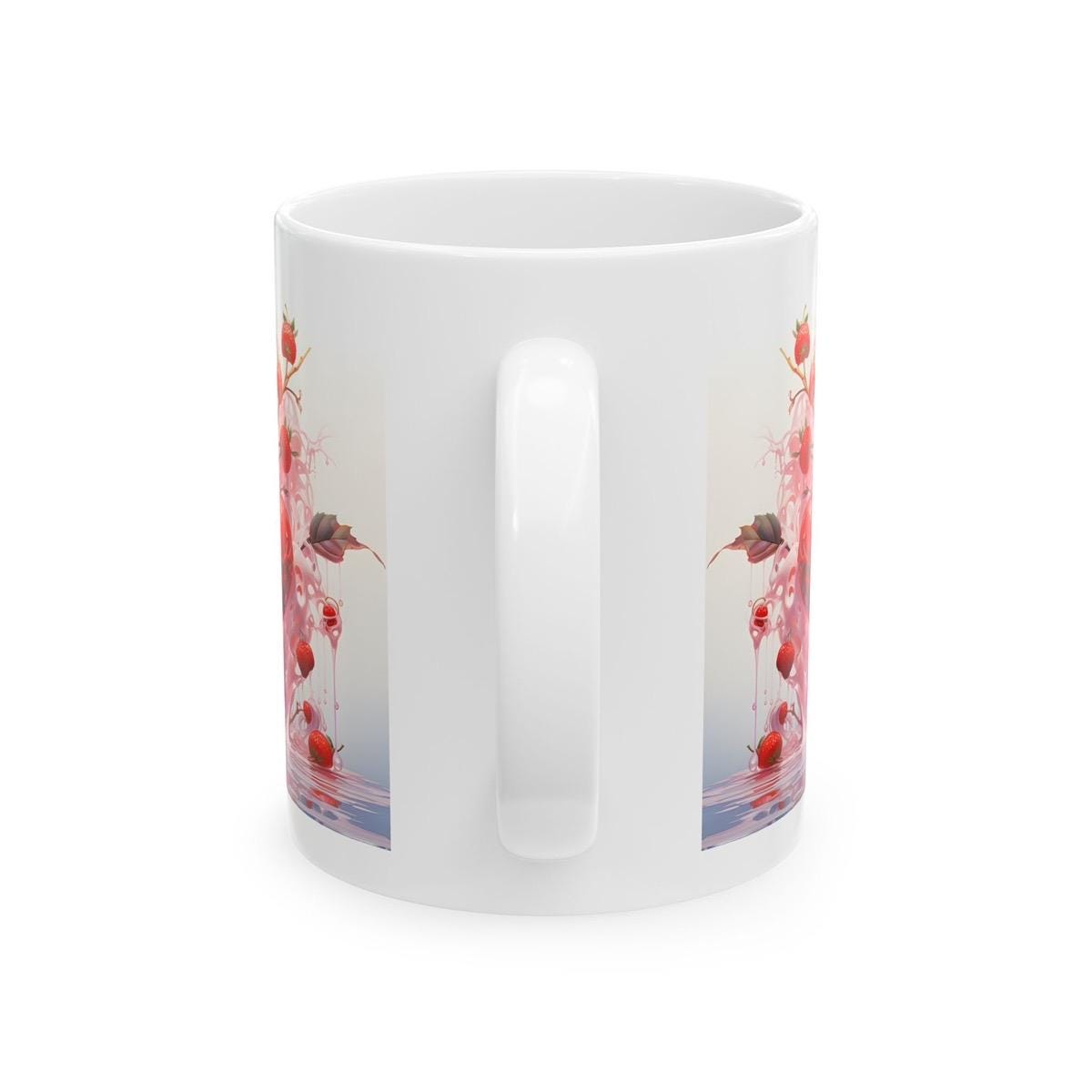 Love hearts mug gift for christmas and valentine's day - cute couple design drinkware tumbler washable cup reusable reuse coffee ceramic gir
