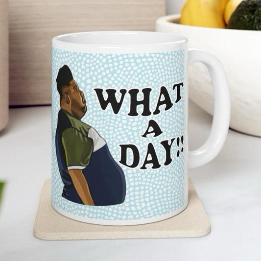 What a day mug harvey price mug - funny gift for coffee lovers - drinkware, tumblers funny mugs funny gifts 11oz washable reusable ceramic r