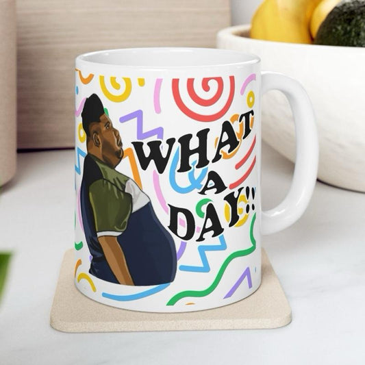 What a day mug harvey price mug - funny gift for coffee lovers - drinkware, tumblers funny mugs funny gifts 11oz washable reusable ceramic r