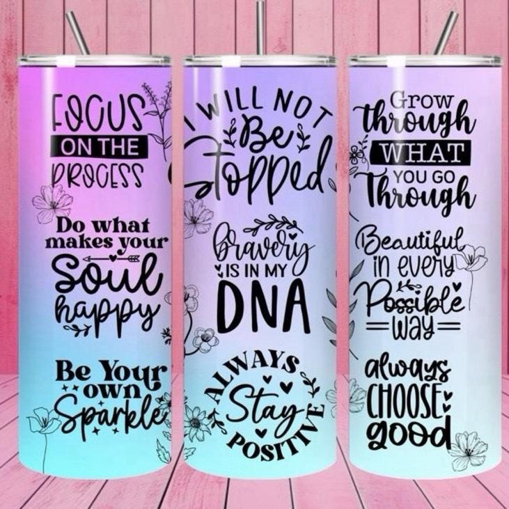 Self love mental health cute girly 20oz tumbler - perfect for your drinkware needs - cup mug flasks bottles water bottles bottled portable m