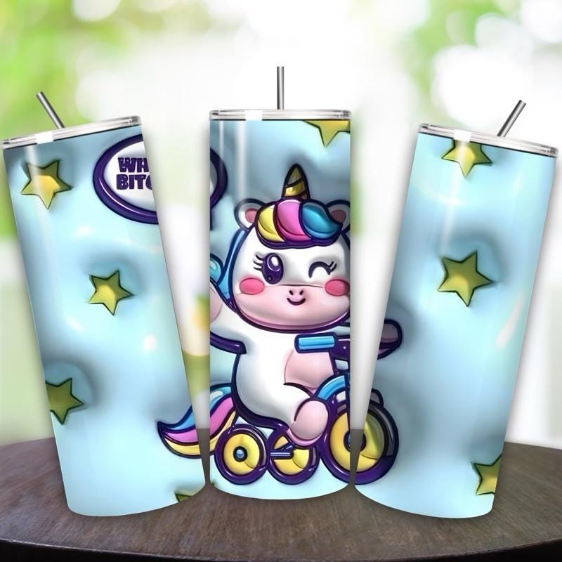 Funny unicorn rude 20oz tumbler - perfect for any occasion drinkware flasks mug bottles water bottles bottled stylish beverage portable flas