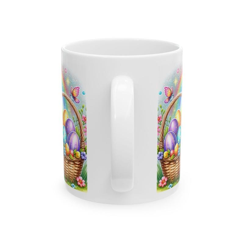 Easter owl mug - cute gift - perfect for hot drinks - drinkware, tumblers cup bottles reusable washable portable reuse ceramic coffee easter