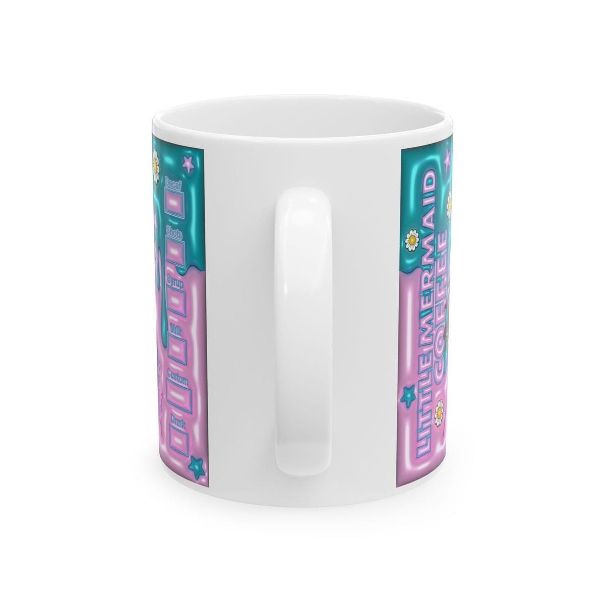 Ariel mermaid mug - perfect xmas gift for drinkware fans - tumblers cup ceramic bottles washable reusable reuse coffee funny cute
