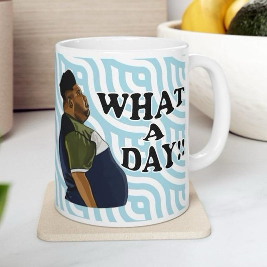 What a day mug harvey price mug - funny gift for coffee lovers - drinkware, tumblers funny mugs funny gifts 11oz washable reusable ceramic r