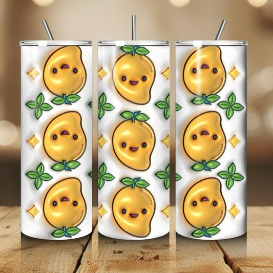 Lemon summer fruit 20oz tumbler - perfect for any occasion drinkware flasks mug bottles water bottles bottled stylish beverage portable flas