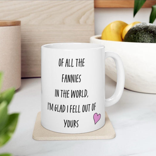 Funny mum mug - perfect funny gift for coffee lovers - drinkware, tumblers cup reusable washable bottles ceramic reuse cute sweary mugs hear