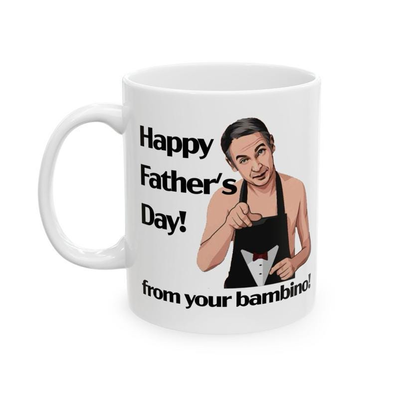 Martin happy father's day from your bambino - great father's day gift - friday night dinner - funny father’s day gifts mugs fun joke drink