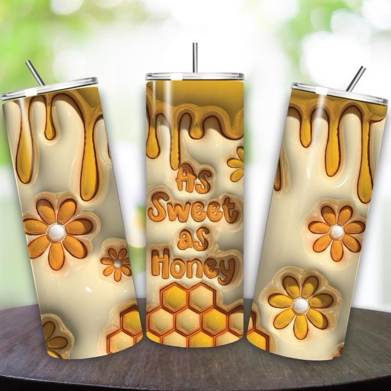 Cute sweet as honey bee 20oz tumbler - perfect for any occasion drinkware flasks mug bottles water bottles bottled stylish beverage portable