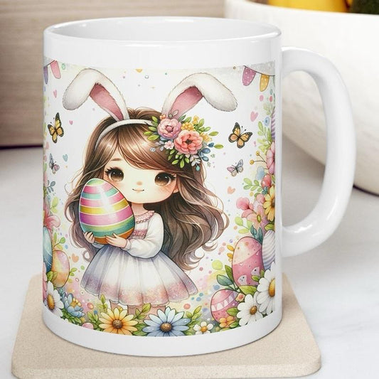 Easter mug - cute gift - perfect for hot drinks - drinkware, tumblers cup bottles reusable washable portable reuse ceramic coffee easter egg