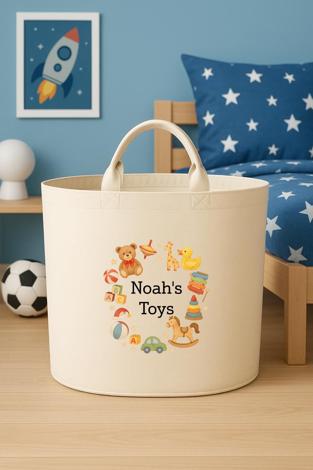 Personalised Toy storage Felt Trug basket, perfect gifts boys kids gift fun animals storage basket trugs toy storage
