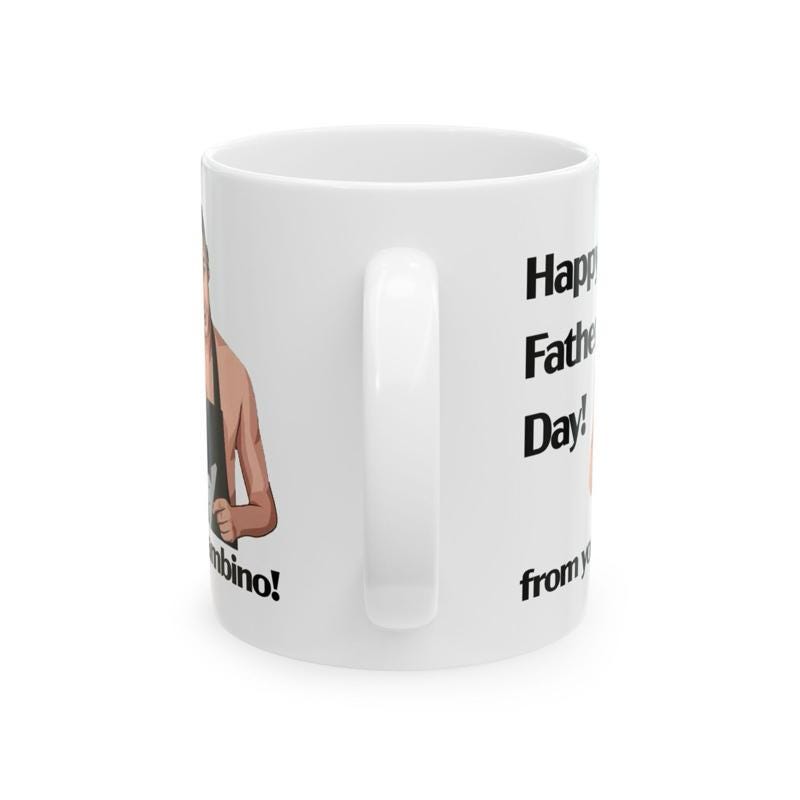 Martin happy father's day from your bambino - great father's day gift - friday night dinner - funny father’s day gifts mugs fun joke drink