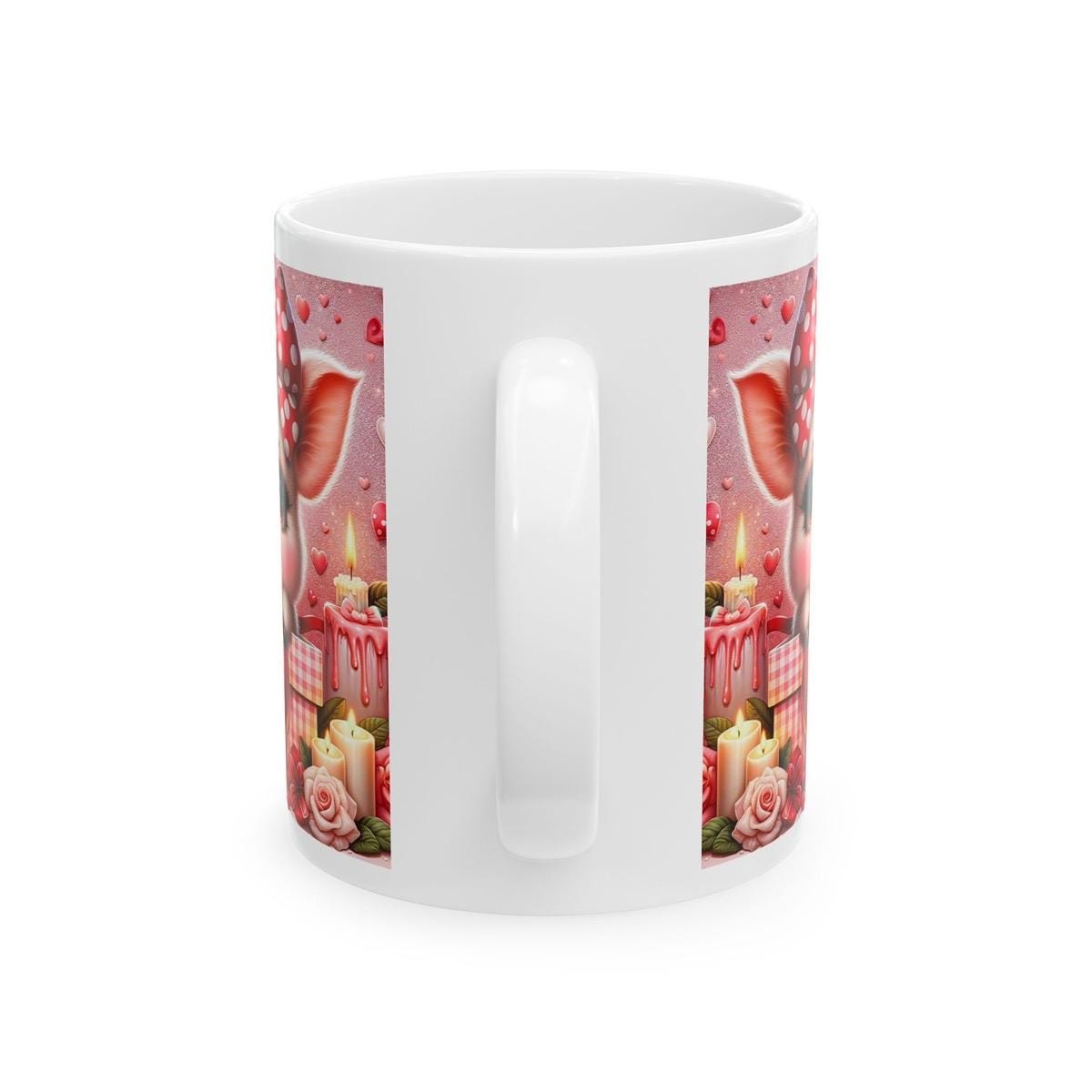 Cute piglet mug for valentine's day - washable and perfect for drinks - drinkware ceramic reusable tumblers cup reuse coffee bottles girly h