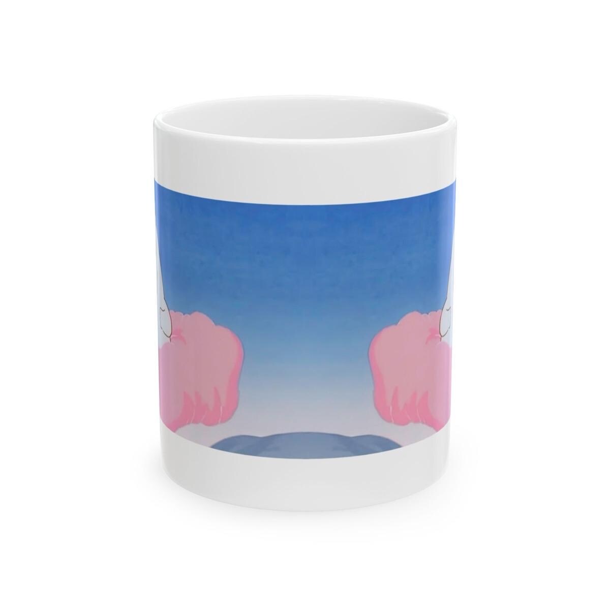 Cute moomin style mug - perfect for drinking and dipping - drinkware, cup tumblers reusable bottles ceramic washable reuse coffee moomins xm