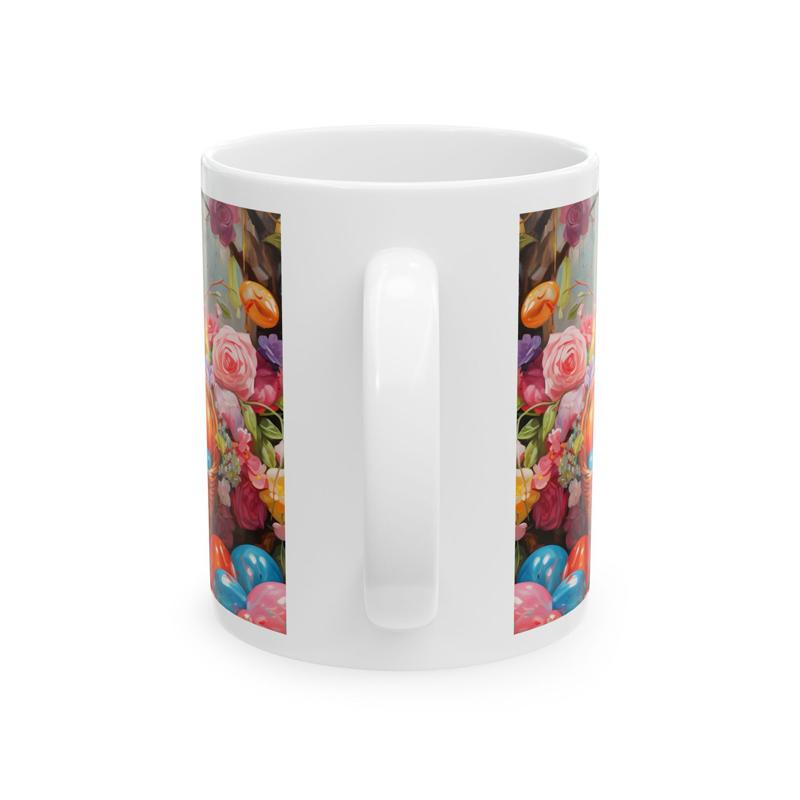 Easter bunny mug - cute gift - perfect for hot drinks - drinkware, tumblers cup bottles reusable washable portable reuse ceramic coffee east